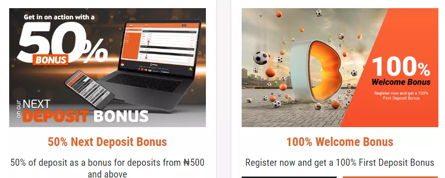 Betbiga Bonuses